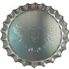 Embossed Beer Bottle Cap Metal Sign